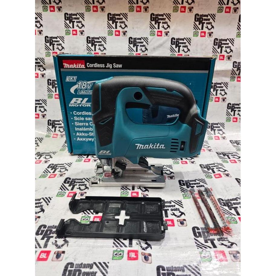 Mesin Gergaji Jigsaw Cordless Baterai Makita 18V Djv182 Djv 182 / Mesin Gergaji Triplek Kayu Baterai