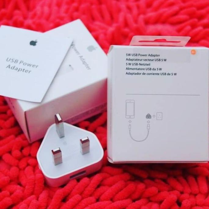 Charger iPhone 5 / 6 / 7 Adaptor dan Kabel Lightning Original
