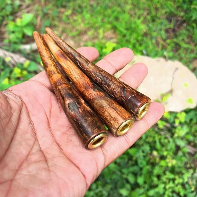pipa kayu gaharu asli 12cm pipa kayu gaharu wangi