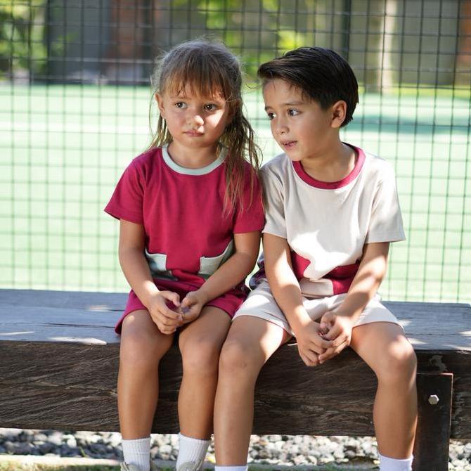 AI7 }} IKAVOU KENZO POCKET SET - Baju Setelan Anak unisex Lengan pendek