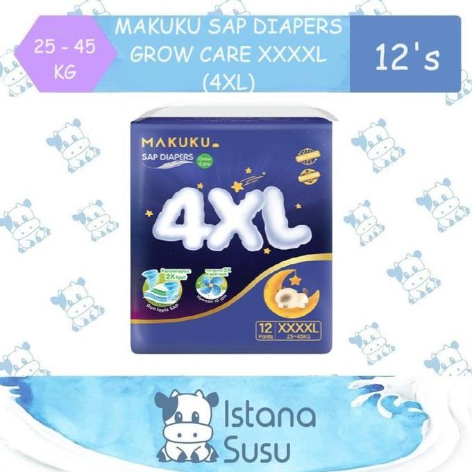 Projecmax- Makuku Sap Diapers Grow Care Pants Size 3Xl / 4Xl