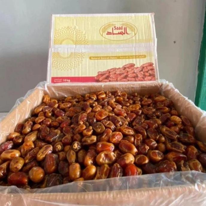 Kurma Khalas 10 Kg 1 Dus Saad - Termurah Snack Food kurma  sukari kurma  indonesia kurma  sehat