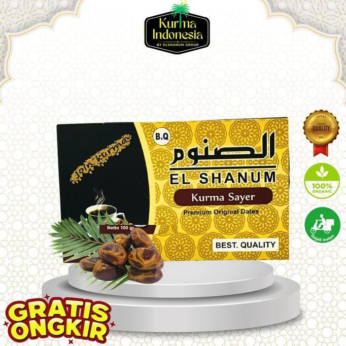 Kurma Sayer 1kg Premium Quality / Kurma Sayer Kemasan Ekonomis 100gr / Kurma Indonesia