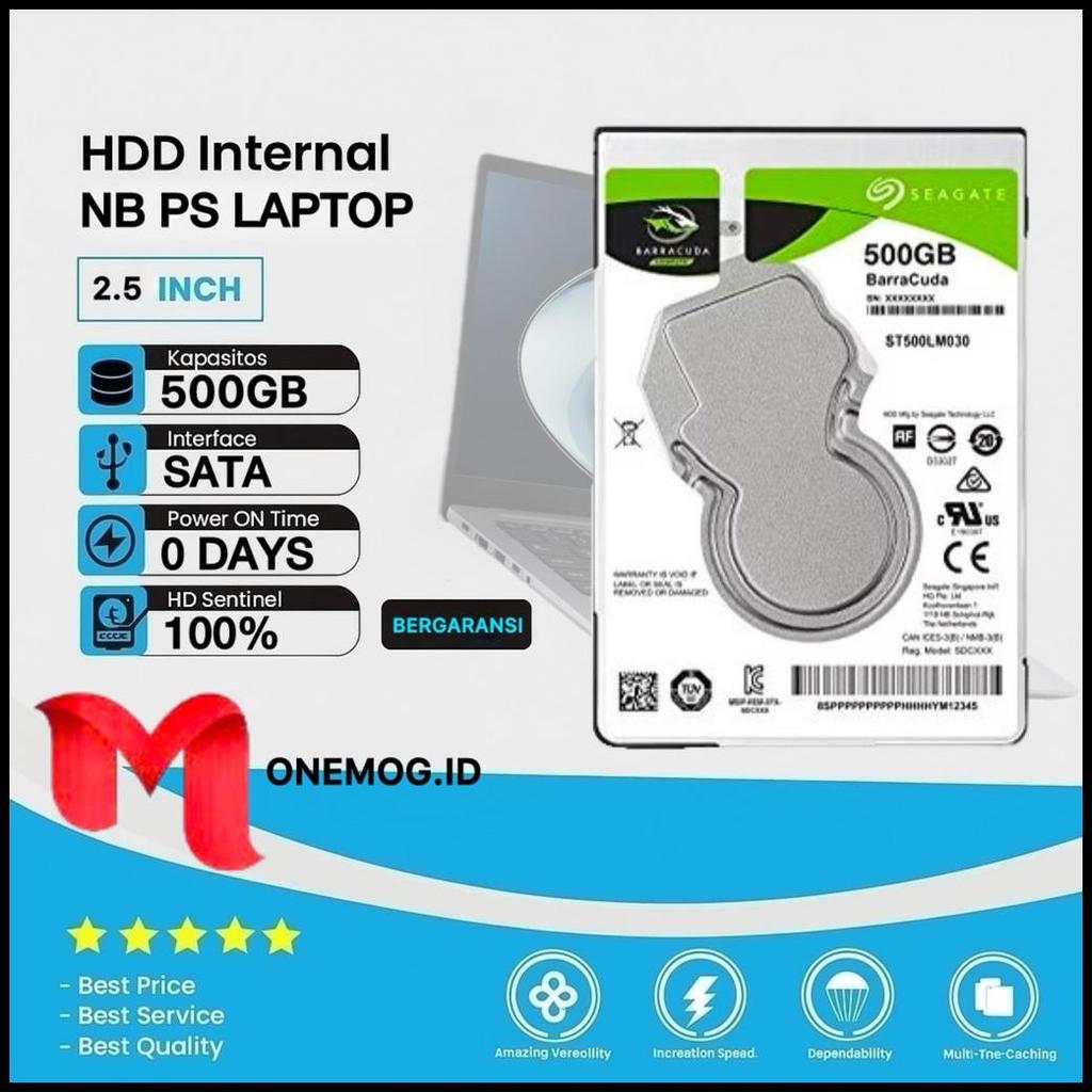 Hdd Hardisk 500Gb Seagate Barracuda Slim Internal 2.5 Sata Baru 0 Days Promo Hardisk Laptop 500Gb