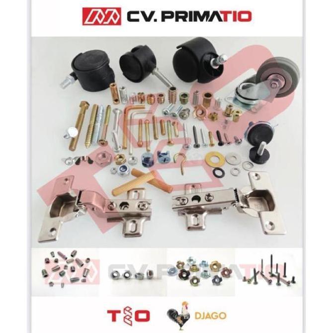 Lansungkirim- Mur Las M6 Mentah - Welding Nut M6 - Mur Kotak M6 - Mur Las 6Mm