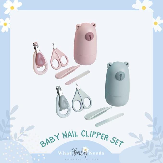 Gunting Kuku Bayi Set / Safety Nail Clipper Baby set Bear