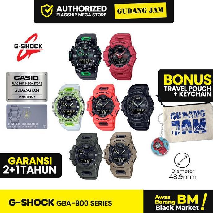 Ready Jam Tangan Pria G-Shock Gba-900 Series | Original | Analog Digital | Anti Air | Watches | Orig