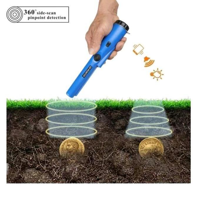 Alat Detektor Emas Harta Terpendam Metal Emas Perak Deteksi Tahan Air Kualitas Terbaik Harga Termura