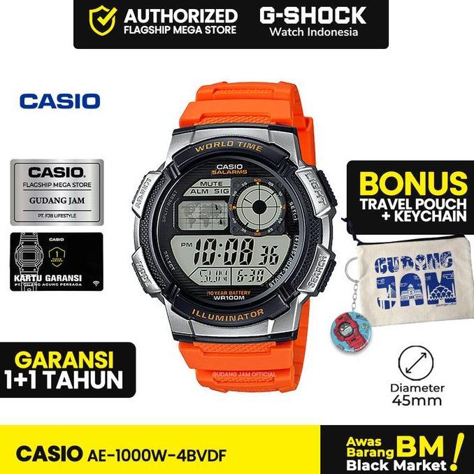 Ready Casio General Ae-1000W-4Bvdf Ae-1000W Ae-1000 Ae1000W Ae 1000W Watches | Original 100%