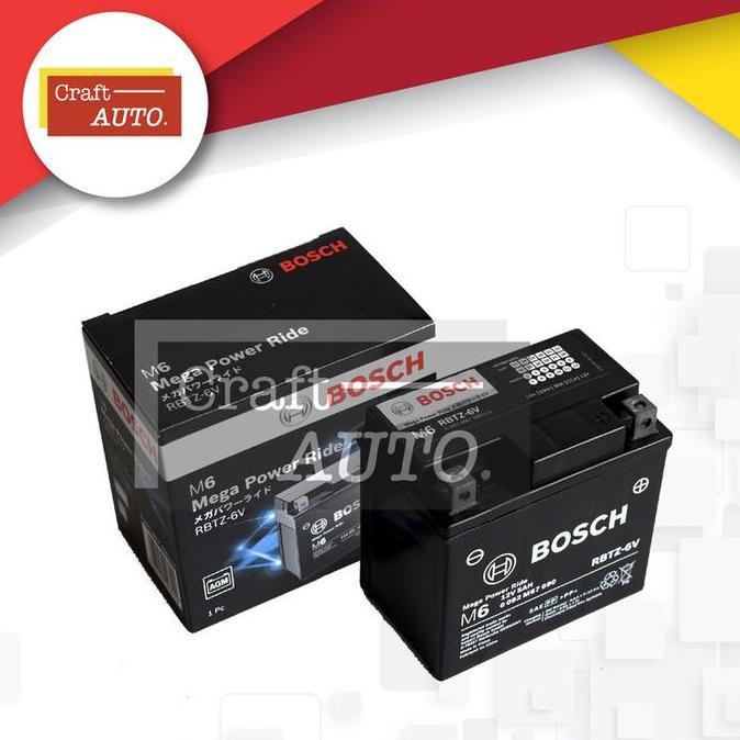 Aki Motor Yamaha Fazzio Bosch RBTZ-6V