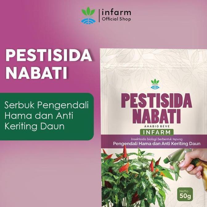 Lansungkirim- Infarm - Pestisida Nabati Organik Serbuk Pengendali Hama Tanaman Pestisida Bivi Pesnab