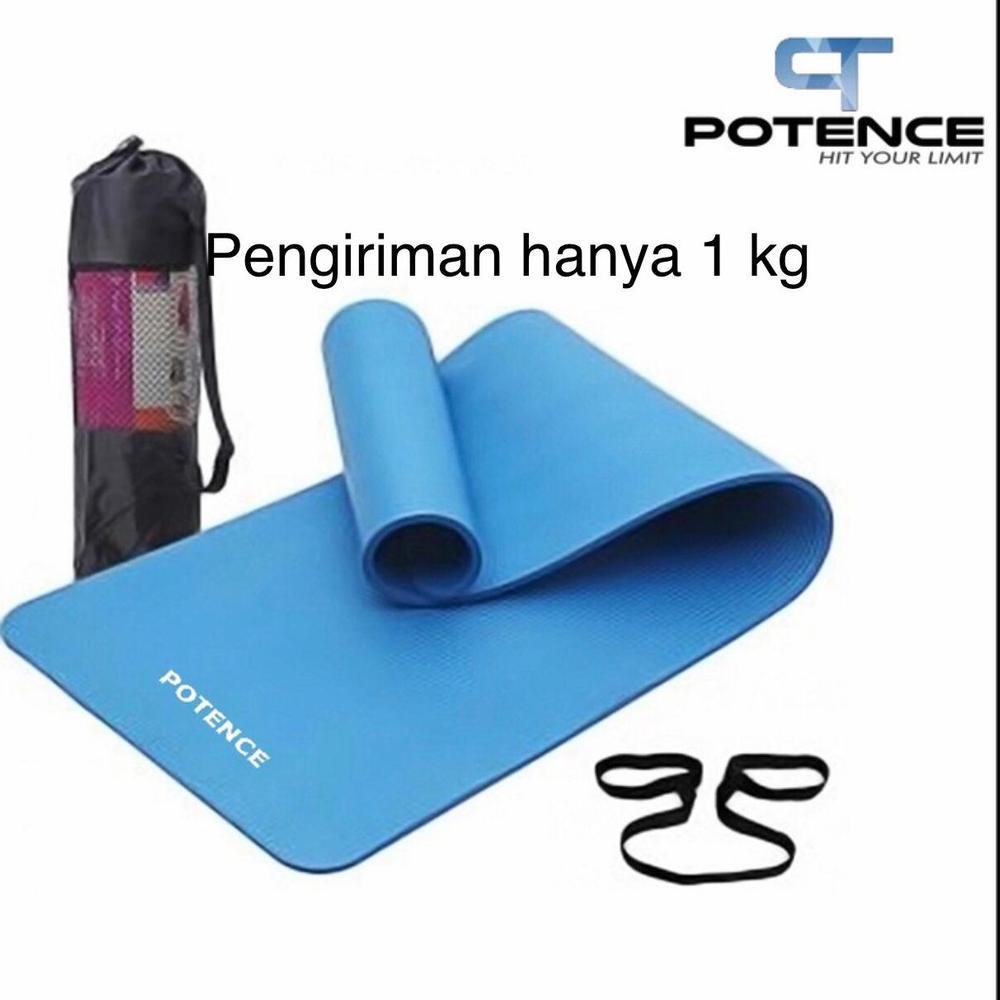 Matras Yoga NBR POTENCE 10mm / Matras Yoga Tebal 10mm NBR