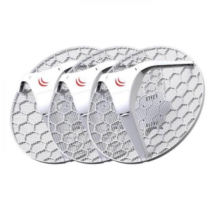 MIKROTIK RB LHG 5ND 3PACK RADIO OUTDOOR 5,8GHZ LHG-5ND ORIGINAL DAN TERPERCAYA