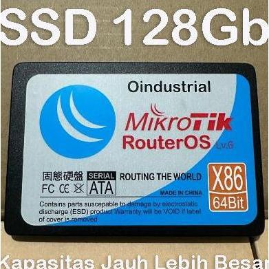 MIKROTIK SSD X86_64BIT LEVEL 6 MSATA 64GB BEBAS UPGRADE & DOWNGRADE ROS 7 UNIT TANPA GARANSI READY S