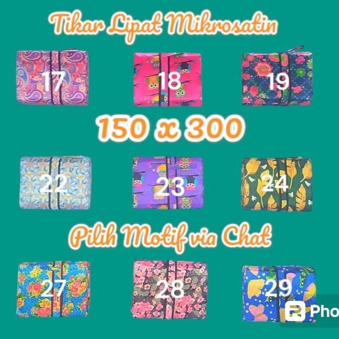 Tikar Lipat piknik microsatin 150x300