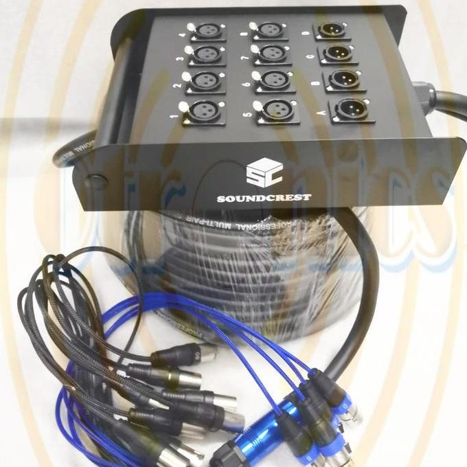 Promo Snake Cable Kabel Snake 8 in 4 out Soundcrest Diskon
