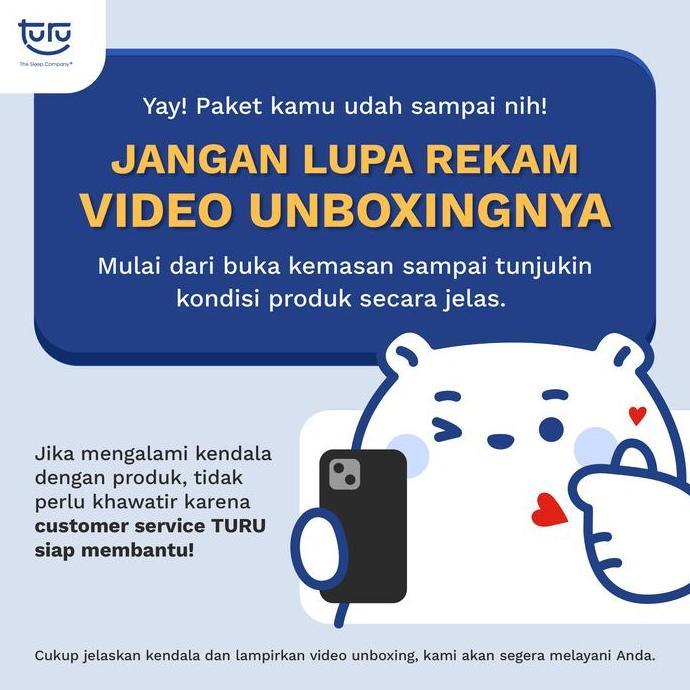 Puncakx- Turu Tas Bag Cover Kasur Lipat Turu Wave Spunbound Tebal - Dark Blue Penyimpanan Waterproof