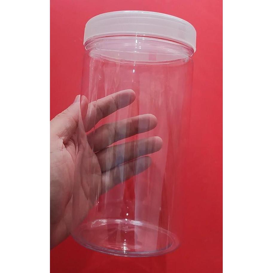Toples Jar Toples Plastik PET Toples Botol Plastik Bening 1000 ml