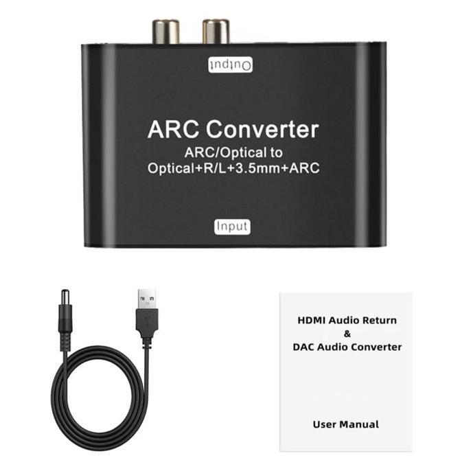 Promo AVPRO AVQ095 HDMI ARC Audio Extractor to HDMI ARC Speaker / SPDIF Optical / RCA / 3.5mm Diskon