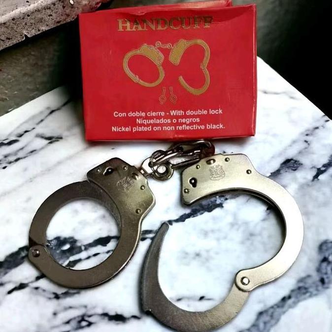 Puncakx- Borgol Tangan Borgol Besi Stainless Anti Karat