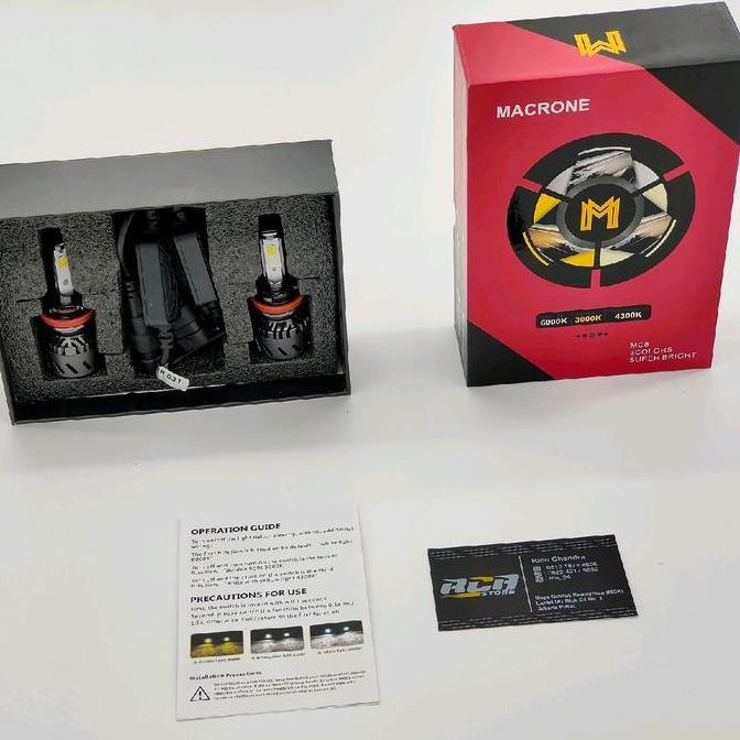 Macrone Turbo Led MC8 Single 3 Colours Siap Proses 