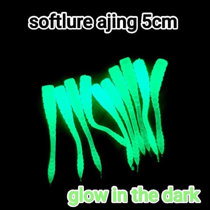 paket umpan SOFTLURE AJING + jig head