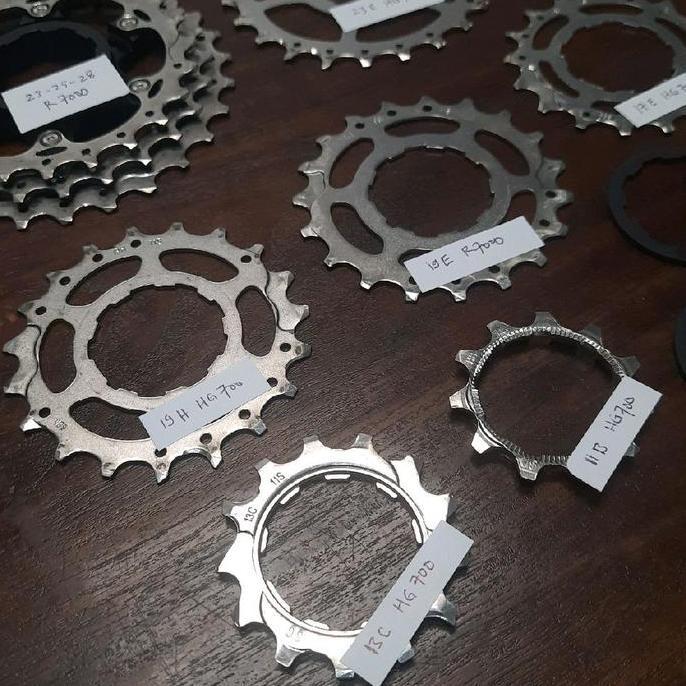 Murah Shimano Cassette Cog Lockring Spacer 105 R7000 & HG700 11 Speed - Cog Shimano R7000 & HG700 11