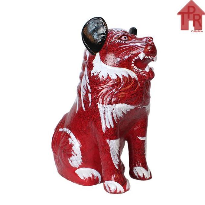 PROMO Gerabah - Celengan Tanah Liat Macan Duduk Size Jumbo T57