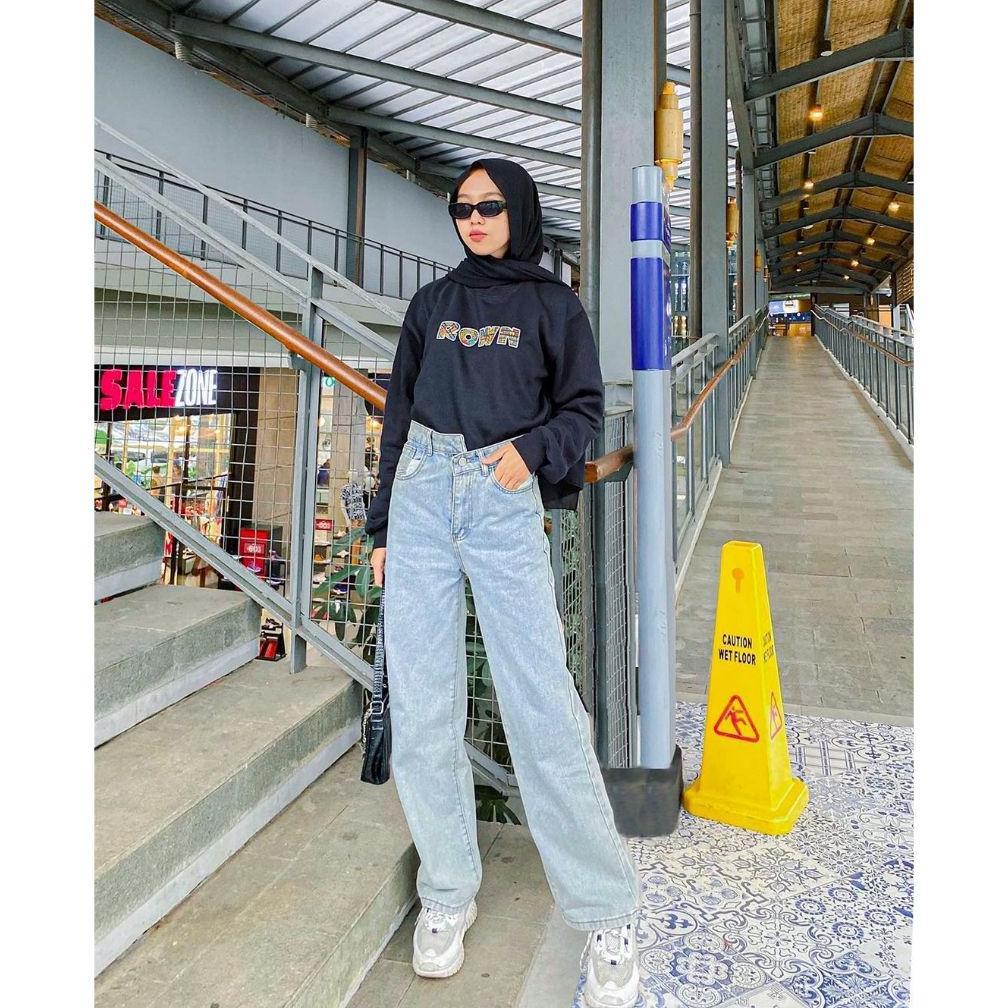 NEW Rown Division Official Crewneck Black - Rowndvsn Sweater Benetton Hitam [terbaik][terlaris]