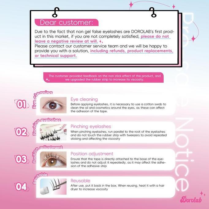 Cunciki5 - Dorolab Wonderland Series TinmanBulu Mata Palsu Pemula Bebas Lem Tidak Perlu Menggunakan 