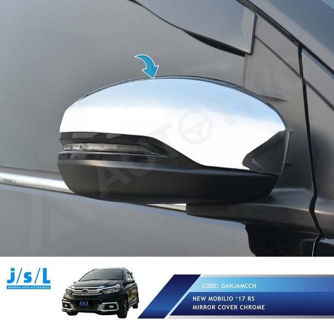 Mobilio 2017 Cover Kaca Spion/Mirror Cover Chrome/Aksesoris Mobilio Termurah