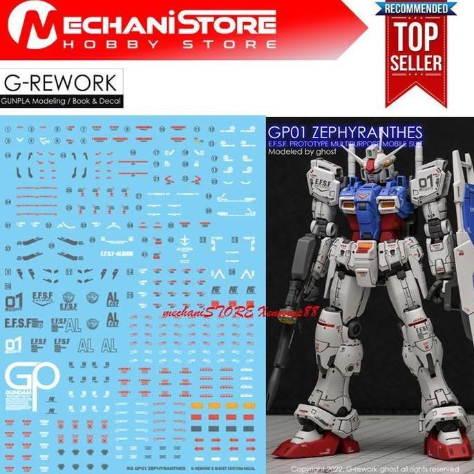 Water Decal RG GP01 Zephyranthes by G-REWORK