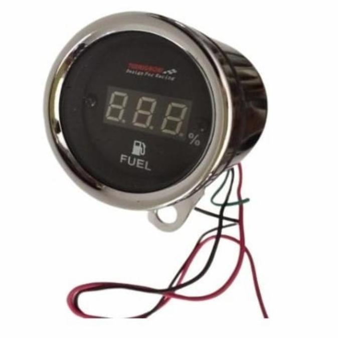 Amper Bensin Dgital Led Variasi Semua Motor / Takaran Bensin Variasi Universal Baru
