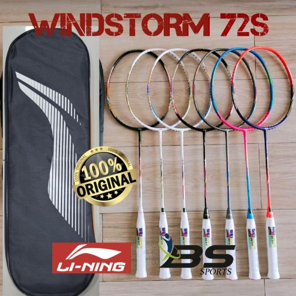 RAKET BADMINTON LINING WINDSTORM 72S WINDSTORM 72 S WS72S WS 72 S ORIGINAL