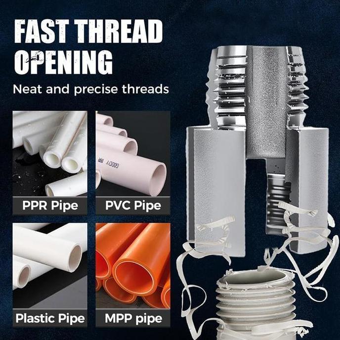 Alat Senai Pipa 4/6 /Alat Pembuka Drat Pipa Pvc /Alat Pembuat Cetakan Ulir Pipa Pvc/Cocok Untuk Bor 