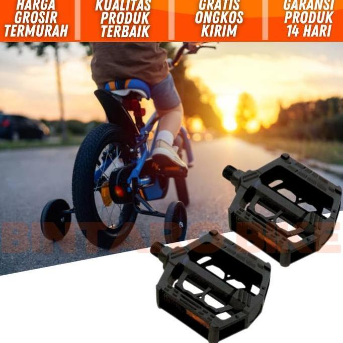Murah Pedal Sepeda As Kecil PV3 Pedal Sepeda BMX Fixie Fixed Gear Sepeda Anak Mini London Taxi Seped