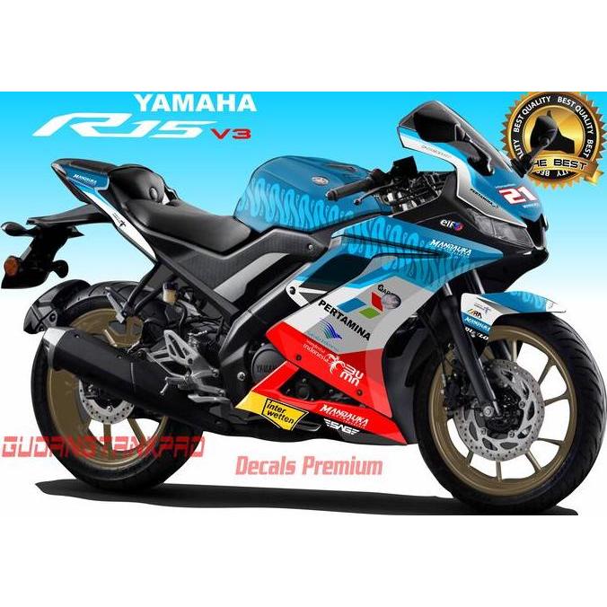 Decal R15 V3 Mandalika Stiker Full Body R 15 V3 Restock