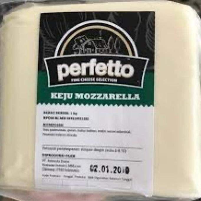 KEJU MOZZARELLA PERFETTO 250GR KEJU MOZZARELLA PERFETTO KEMASAN EKONOMIS MOZZARELLA KEJU LUMER 250GR