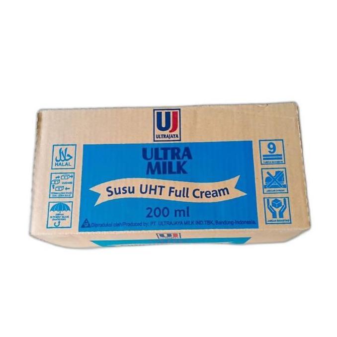 ULTRA MILK SUSU UHT FULL CREAM 200ML 1 DUS