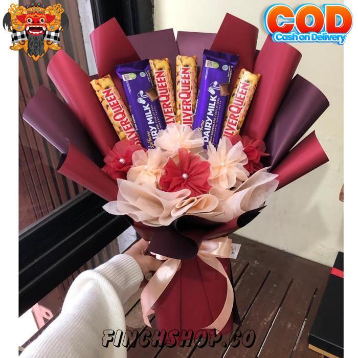Buket Coklat Classic Valentine / Kado Valentine / Buket Coklat Bandung Hampers2/6