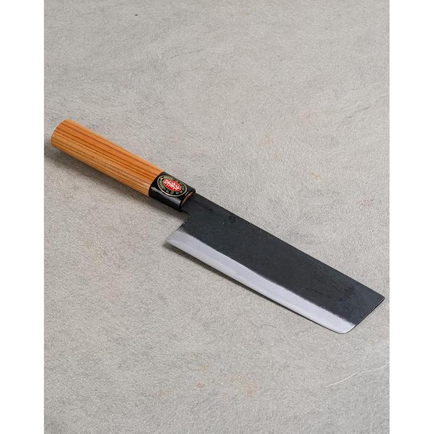 Sedia Japanese Knife Yoshida Hamono Zelkova Handle Nakiri Knife Aogami #2 165 Mm | Original 100%