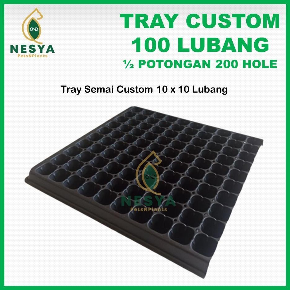 Bisa Cod Tray Semai Potray 100 Lubang Custom - Tray Semai 10X10 ><