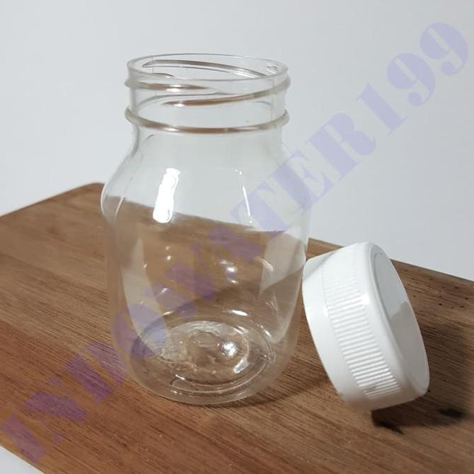 BOTOL TOPLES JAR PLASTIK PET 120 ML BULAT