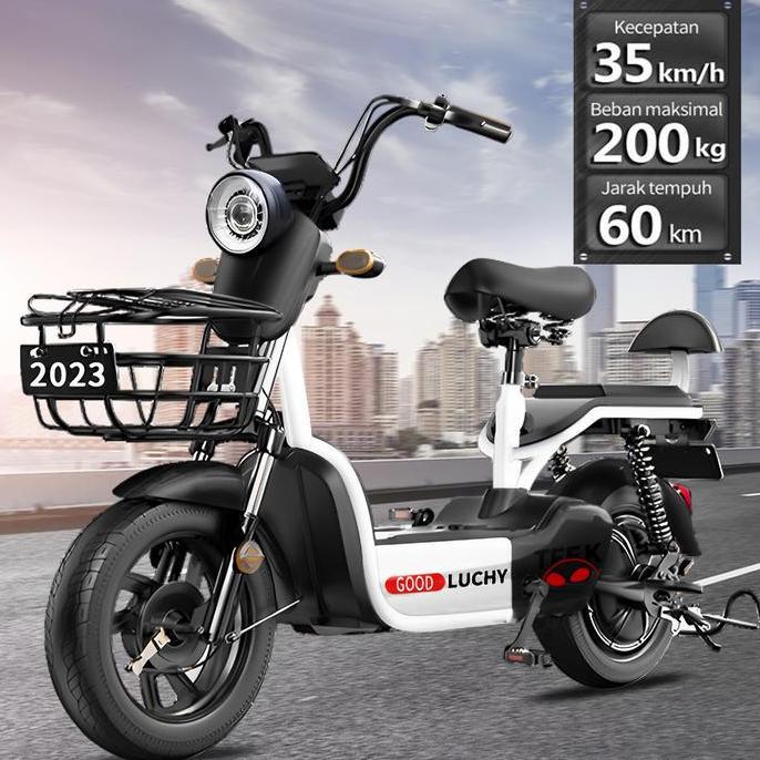 Sepeda Listrik Lcd Display Dan Dinamo 500 Watt Allshop