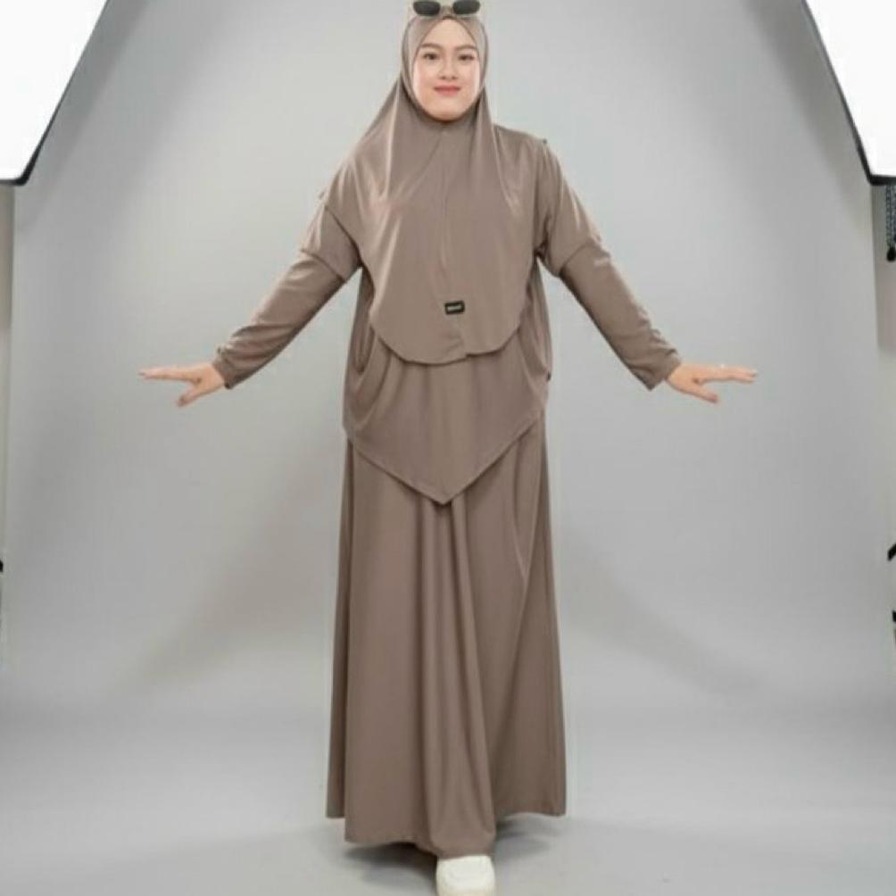 HOT DEALS ONE SET 3IN1 ( GAMIS CELANA HIJAB) - GAMIS STELAN KEKINIAN - GAMIS STELAN MODIS - STELAN B