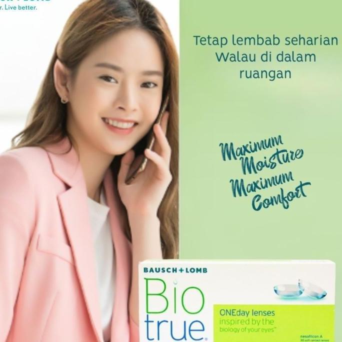 Eyex- Promo Softlens Bausch And Lomb Bio True Clear Daily Box Besar