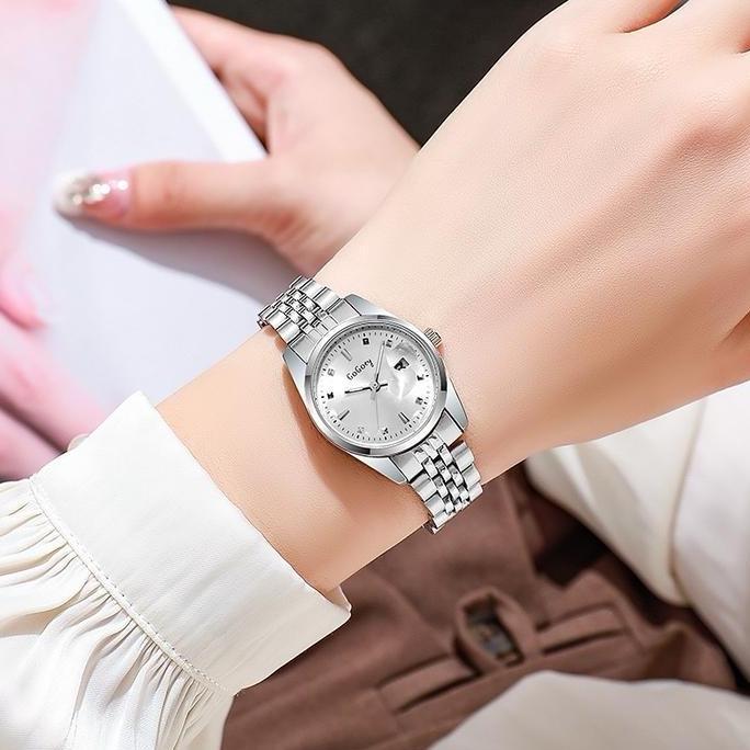 AI39 }} MOCCA Jam Tangan Wanita Terbaru GOGOEY KS01 Tanggal Aktif Anti Air Jamtangancantik