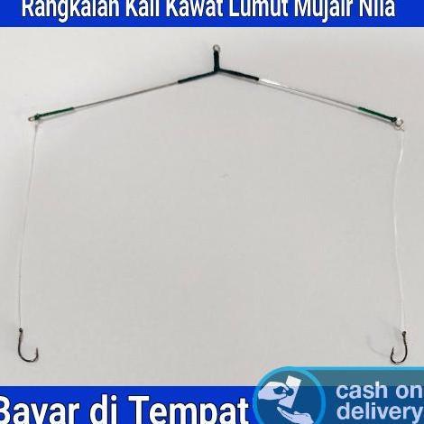 Rangkaian Kail Pancing Kecil Kawat Lumut Mujair Nila Cabang 2 Allshop