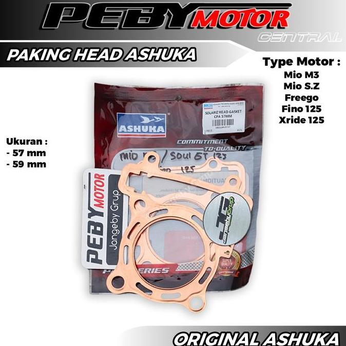 GASKET PAKING HEAD TEMBAGA ASHUKA MIO M3 FINO XRIDE FREEGO ORINAL JS