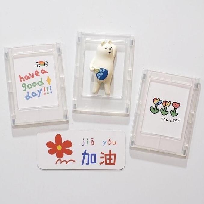 Sedia Vixplorn Akrilik Photo Magnetik Bingkai Foto Magnetik Acrylic Magnet Album Magnet Kulkas Bingk